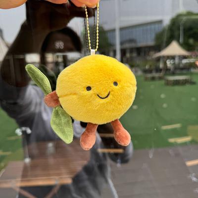 Kreativer Spaß Frucht Plüschpuppe Zuhause Schlafzimmer Begleiter Ornamente Niedlicher Puppenanhänger Schlüsselanhänger Rucksack Dekoration Geburtstagsgeschenk