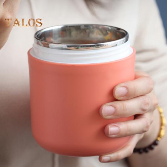 Izolovaný kelímek na polévku Utěsněný nepropustný termální 430ml termohrnek na potraviny Nerezový termohrnek na ovesnou mléčnou kaši Rodinná obědová nádoba