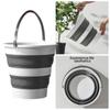Folding Bucket Fishing Camping Washing Water Pail Outdoor Water Bucket Outdoor