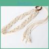 Korea Style Woven Waist Rope With Chinese Knot For Womens Dresses And Fashion Outfits