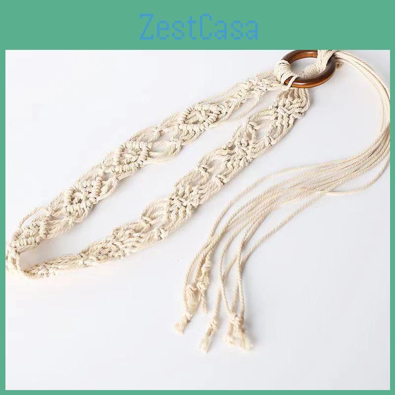 Korea Style Woven Waist Rope With Chinese Knot For Womens Dresses And Fashion Outfits