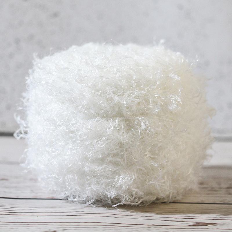 No Shedding No Pilling Yarn Ball Handmade Weaving DIY Crochet Thread Imitation Bear Fur Doll Hat Scarf Weaving Knitting Yarn