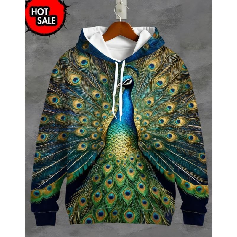 2026 Mode Tier Kapuzenpullover Für Mann Tiger Aufdruck Herbst Sweatshirt Kapuzenpullover Streetwear Lässig Sweatshirt Y2K Übergroß Unisex Kleidung