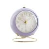 Metal Alarm Clock Creative Silent Children's Electronic Alarm Clock Simples Living Room Bedroom Student Night Light Timing Clock