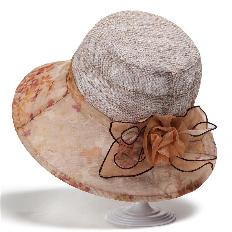 

Hat women s summer sun hat bucket hat sun protection sun hat cool hat M（56-58cm）