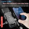 3-in-1 Bicycle Front Light with Horn & Phone Holder 6 LED Bike Light 2400mAh Bike Headlight Flashlight for Night Safety Riding