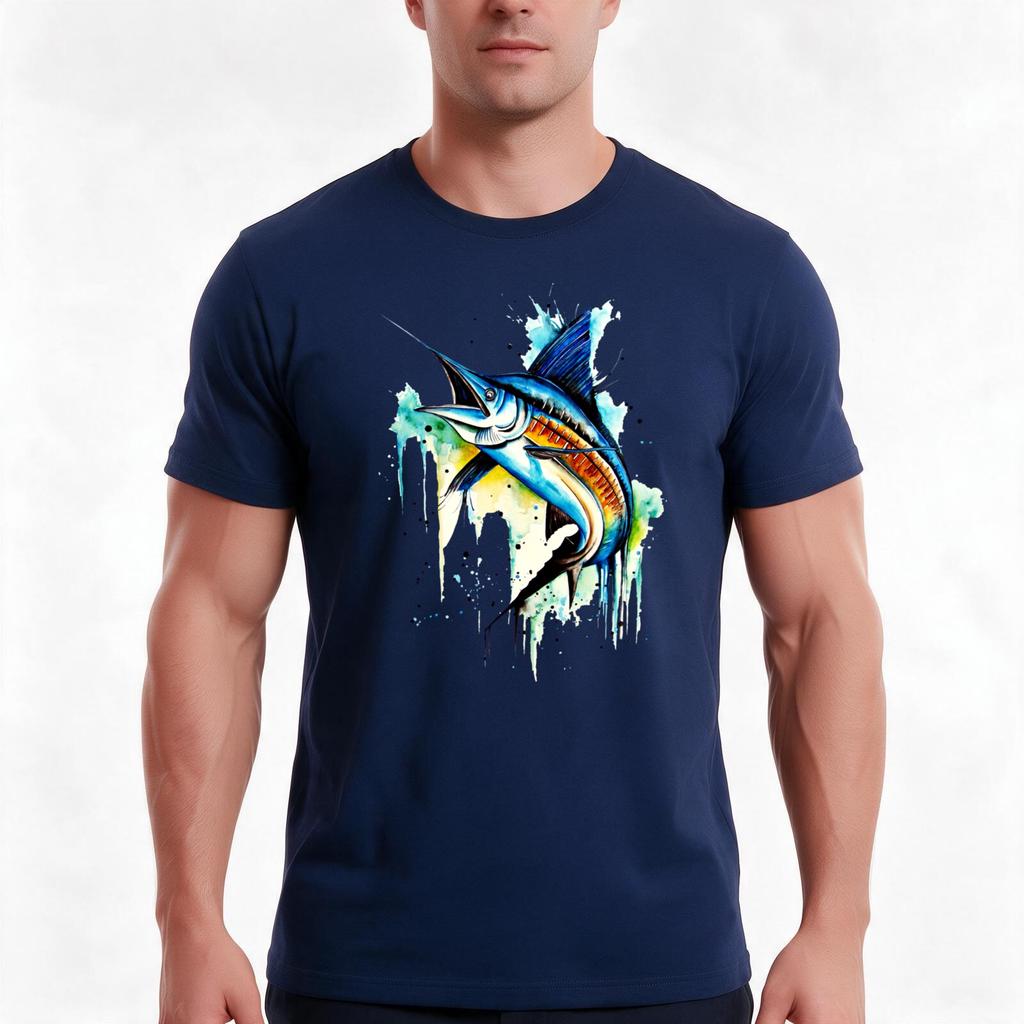 Guy Harvey Tshirt Summer Casual Cotton Tee Oversized Streetwear Tops Vintage Graphic Print Loose Fit Short Sleeve