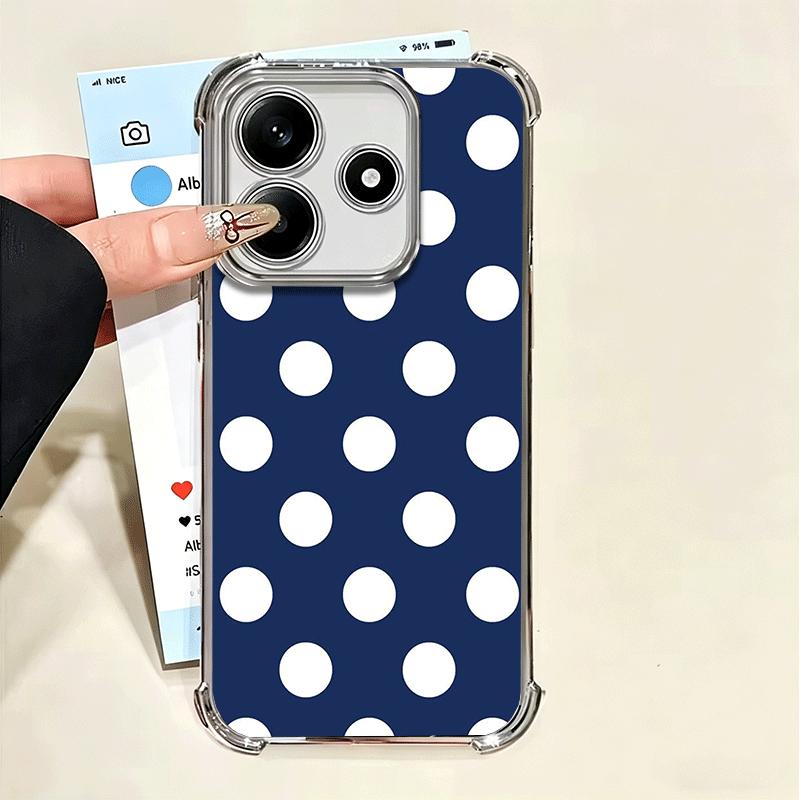 

Polka Dots Art Fashion Desgin Soft Phone Case For Xiaomi Poco X7 X8 Pro Max X6 X5 X3 F8 Ultra F7 M8 M7 M5S Redmi 15C 15A 15 14C Poco X8 Pro Max
