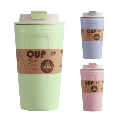 Coffee Cup BPA Free Portable Fiber Sustainable Travel Tumbler Mug
