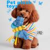 Plush Butterfly Dog Chew Toy with Squeaker Crinkle Paper Stuffed Animal Teething