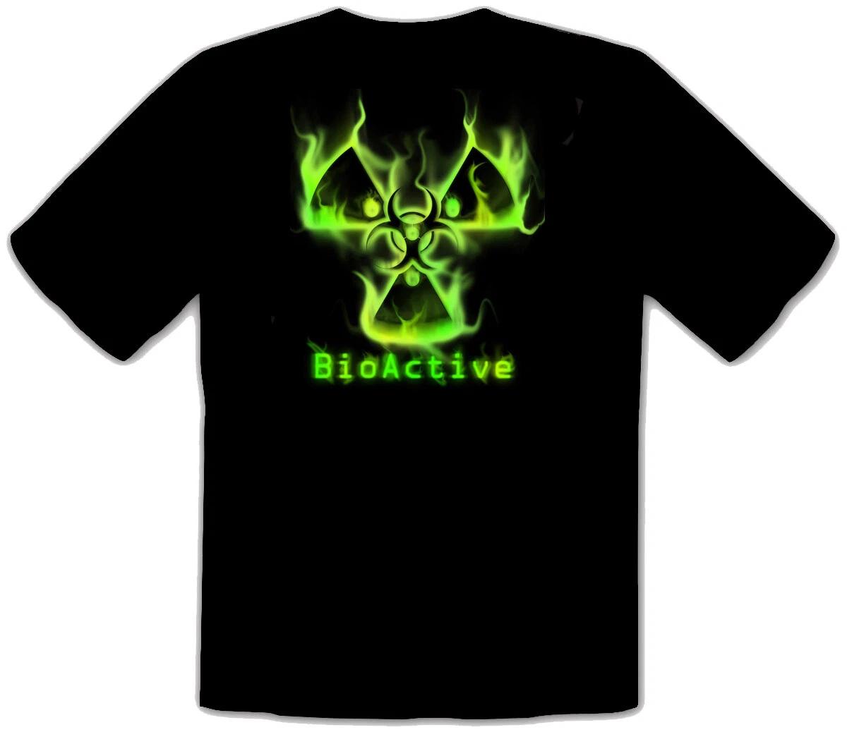 BIOHAZARD ORGANIC ACTIVE BLACK T-Shirt -095- XL