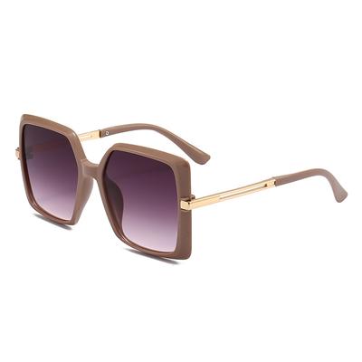 Nové klasické čtvercové retro sluneční brýle Slim Uv ochrana sluneční brýle Trendy móda Sluneční brýle pro velký obličej