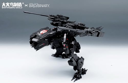 BIGFIREBIRD BUILD "Bird Binary" Tiger Hunt TYPE ALPHA Smokey Tiger [Gun Power & Black Cat 2-Piece Set] PVC & Alloy Painted Movable Figure