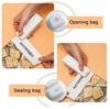 Mini Plastic Bag Sealer 2 in 1 Snacks Bag Sealing and Cutting Machine Portable Rechargeable Sealer for Food Packing Bag Home Use