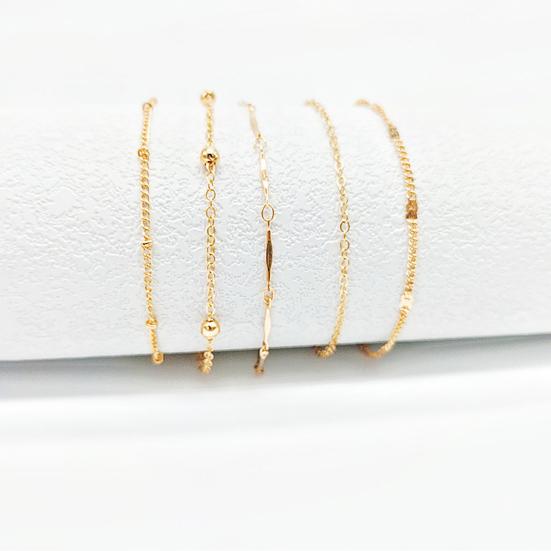 5 Pçs/Conjunto Mulheres Tornozeleiras Empilháveis Camadas Corrente Oca Comprimento Ajustável Estilo Simples Decoração Tornozelo Jóias Festa Praia Corrente Tornozelo Diário