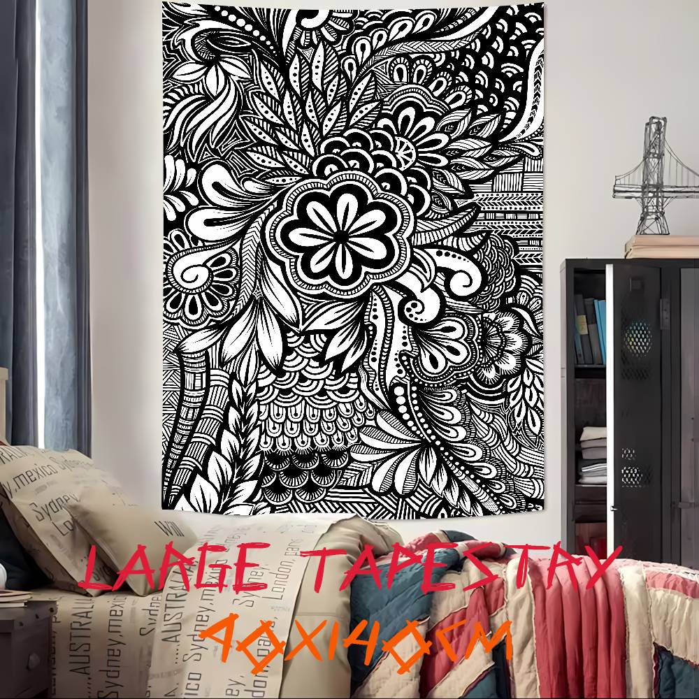 Popular Fashion Beautiful Flower Tapestry Living Room Bedroom Gamer Room Decoration Large Luxury Tapestry 74x94cm(29x37in)