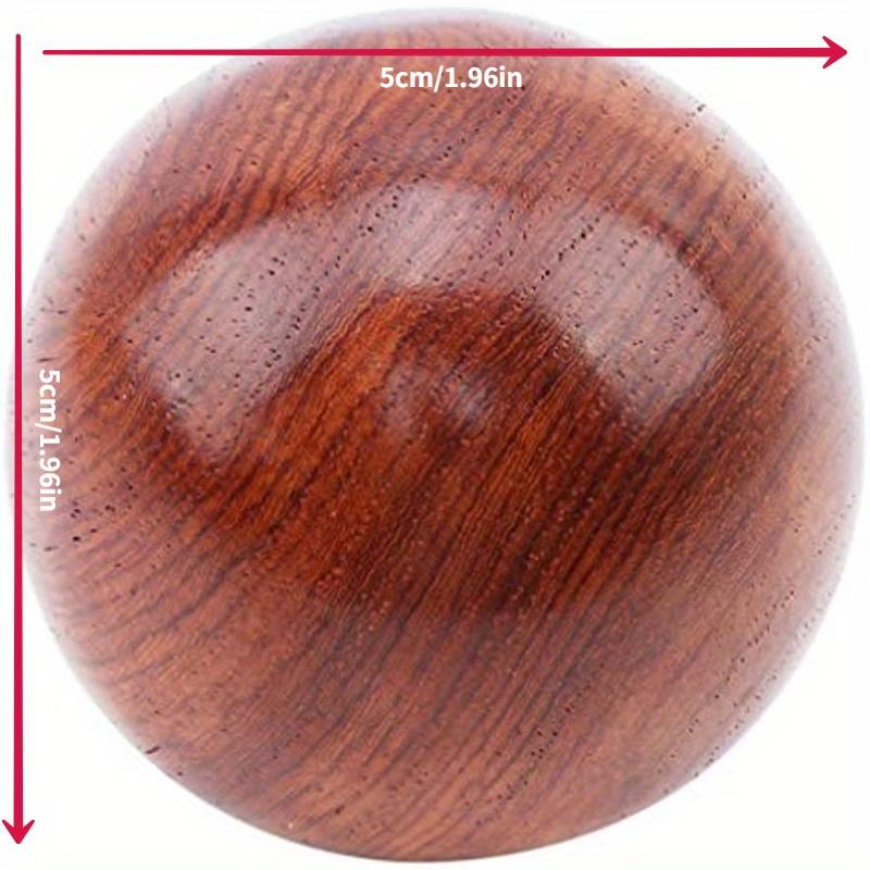 2-Pack Wooden Rolling Ball Set, Designed for Exercise And Massage, Relieving Stress And Hand Exercise
