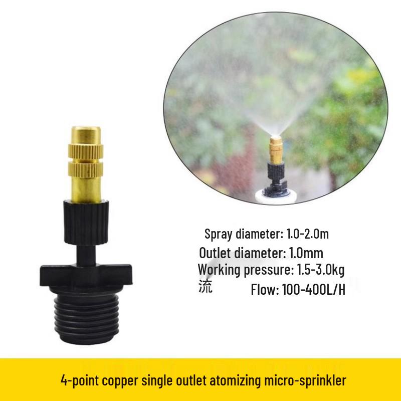 360° Rotating Micro-Spray Upside Down Greenhouse Irrigation Sprinkler