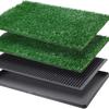 Indoor Dog Toilet Grass Mat with Replaceable Waterproof Urine Pad