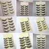 Set Valse Wimper Pluizige Enkele Wimperextensions Make-up Pluizig, Zacht En Natuurlijk Resultaat
