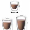 Double-Layer Insulated Glass Cup - Coffee, Milk & Water Transparent Cup