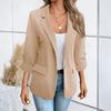 Blazers de Mujer para el Trabajo Chaquetas Elegantes de Manga Larga Ropa Business Casual Blazers de Trabajo
