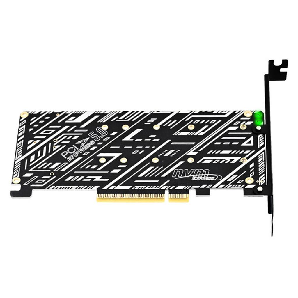 M.2 NVME SSD M Key To PCIE X8 Adapter Card M-Key 2230/2242/2260/2280/22110 SSD NVMe PCIe Card for Desktop PC Data Movement