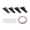 Universal Car SUV Rear Bumper Diffuser Molding Shark Fin Spoiler Protector Cover