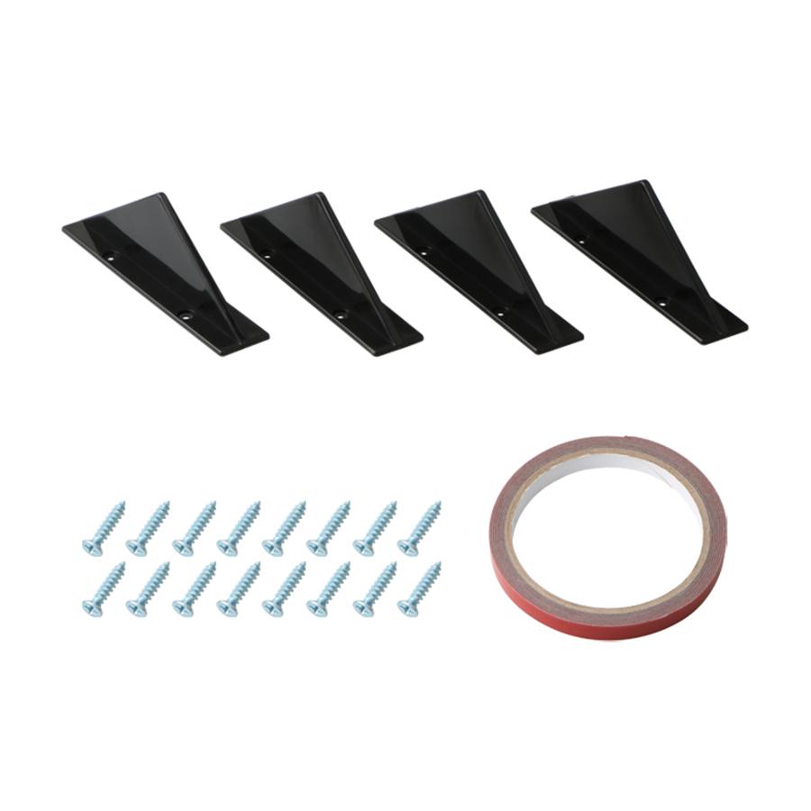 Universal Car SUV Rear Bumper Diffuser Molding Shark Fin Spoiler Protector Cover