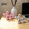 Reflective Mosaic Dog & Dad Maximalist Statue Balloon Disco Ornament for Mom Aesthetic Contemporary Home Ornament Ball Decor Preppy