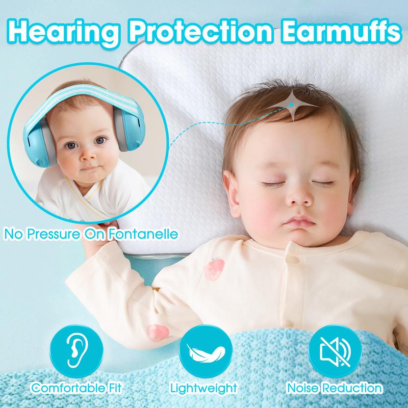 C10 Baby Ear Protection for Newborn Noise Cancelling Headphones for Babies Noise ReductionEarmufs Travel Gift