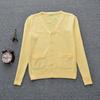 JK Uniform COS V-Neck Long Sleeve Cardigan: Japanese 7-Needle Thickened Sweater In Stock.