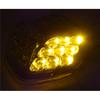 waase For Kawasaki Z750 2007-2012 / Z1000 2007 2008 2009 Chrome Rear Tail Light Brake Turn Signals Integrated LED Light