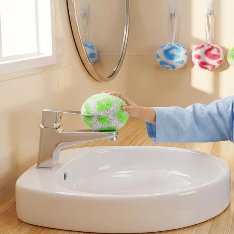 Soft Desktop Cleaning Ball No Shedding Cleaning Tool Washbasin Faucet Brushed Bathtub Wash Basin Cleaning Ball For Home
