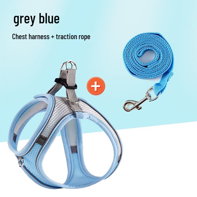 Outdoor Anti-Escape Vest-Style Harness for Cats and Dogs