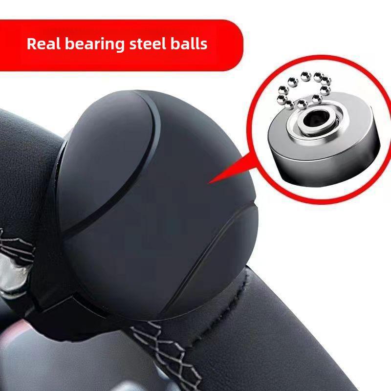 Steering Wheel Booster Ball - Creative Bearing Type for Effort-Saving One-Handed Turning In Cars and Trucks.