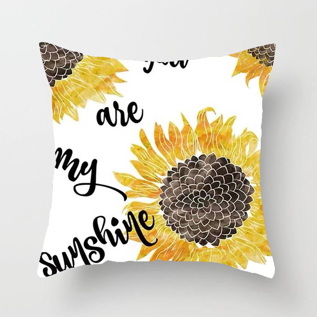 Yellow Nordic Cushion Gray Sofa Pillow Cover Model House Cushion Living Room Sofa Geometric Warm Yellow Cushion Cover