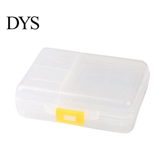 Pill Box Reusable Anti-crack Separated Moisture-proof Classified Store Pills Transparent Double-layer with Lid Medicine for Travel