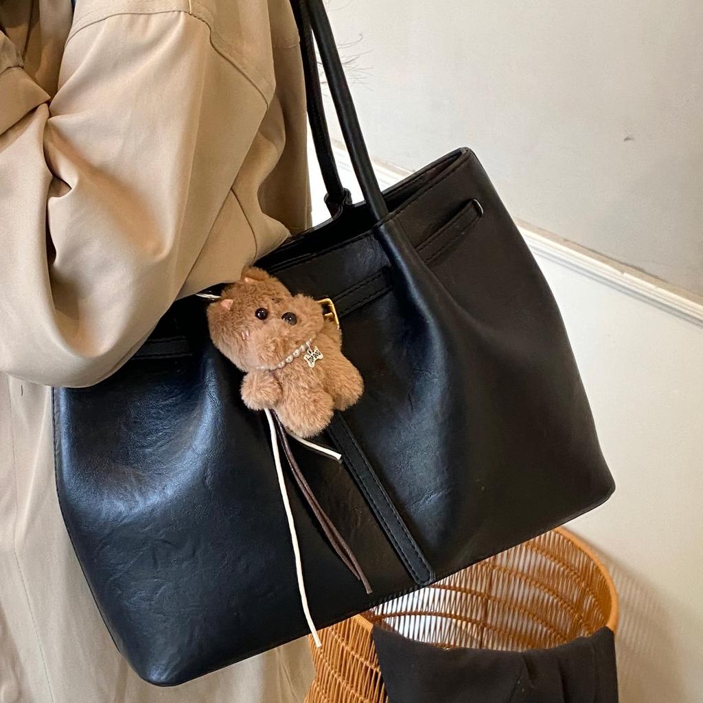 Premium Bag Women's 2025 New Autumn and Winter Retro Large-capacity Tote Bag Going Out To Work Commuting Shoulder Bag