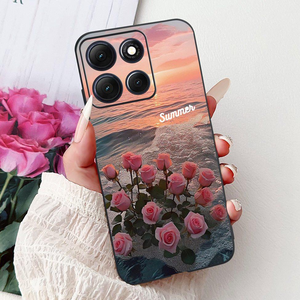 For Moto G86 Power Case Silicone Luxury Fashion Butterfly Love Cute Cool Painted Back Cover For Motorola G86 Power Phone Case