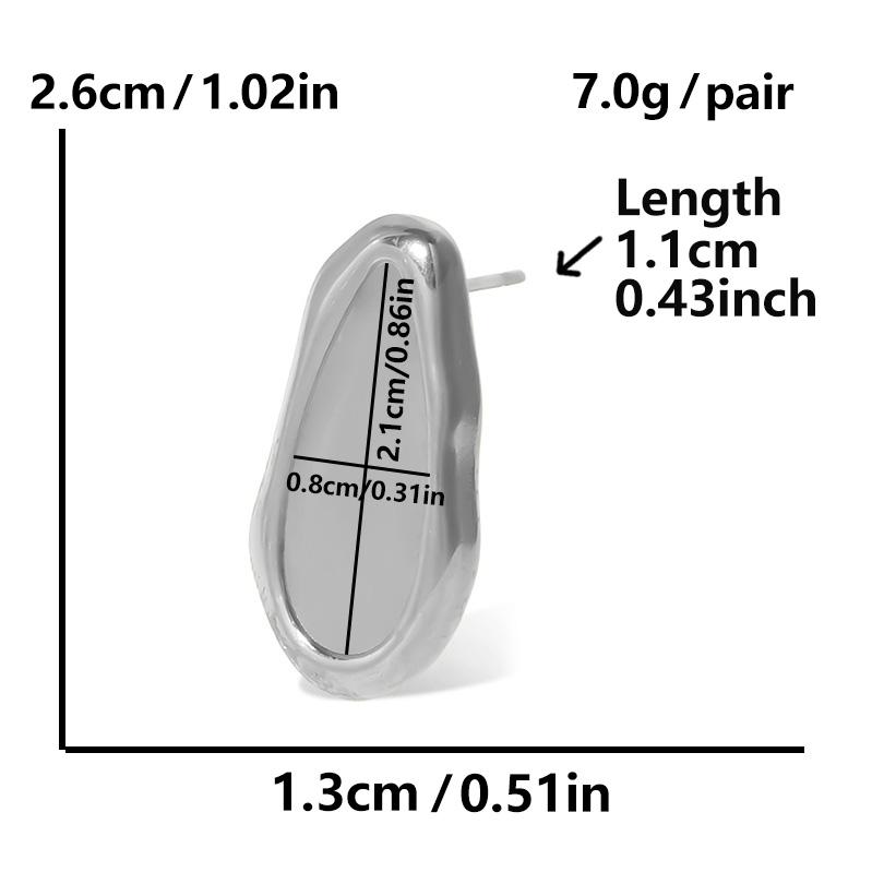High Quality Piercing Ear Studs Round Fatima Hand Blank Charm Earring Stainless Steel Earrings For Women Men Handmade Materials