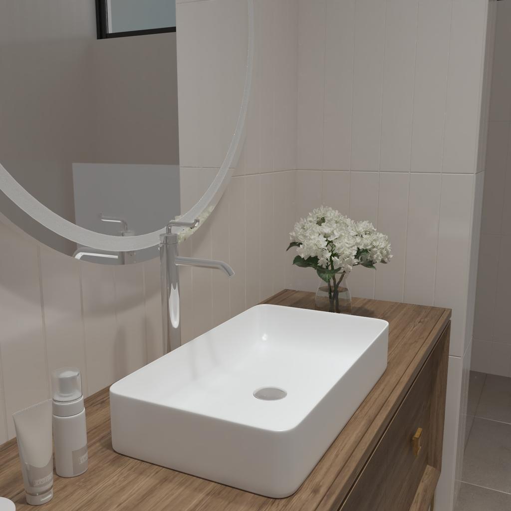 Helmken 48760000 Countertop Washbasin (60x34) White