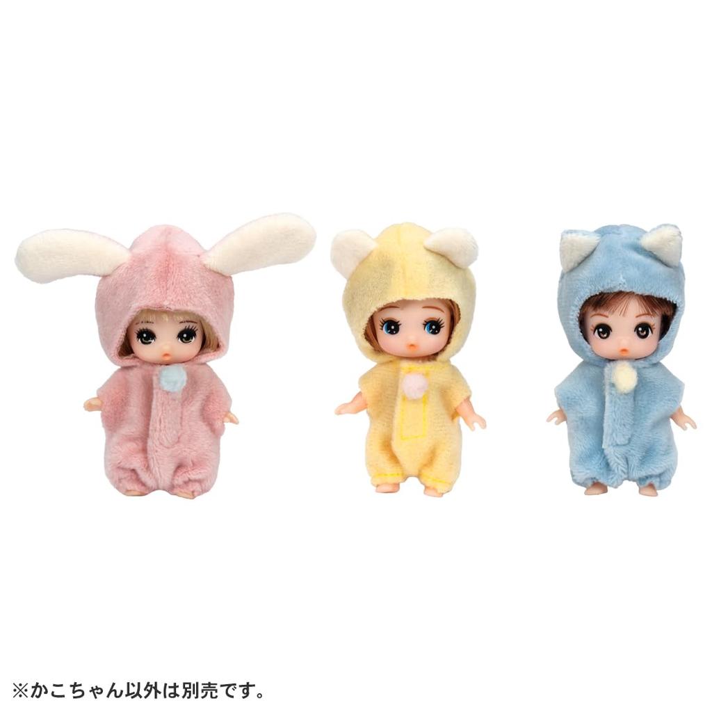 TAKARA TOMY Doll Friendly Triplets Pretend Play Toy Ages 3 and up Licca-chan LD-23 Kako-chan Dress-up