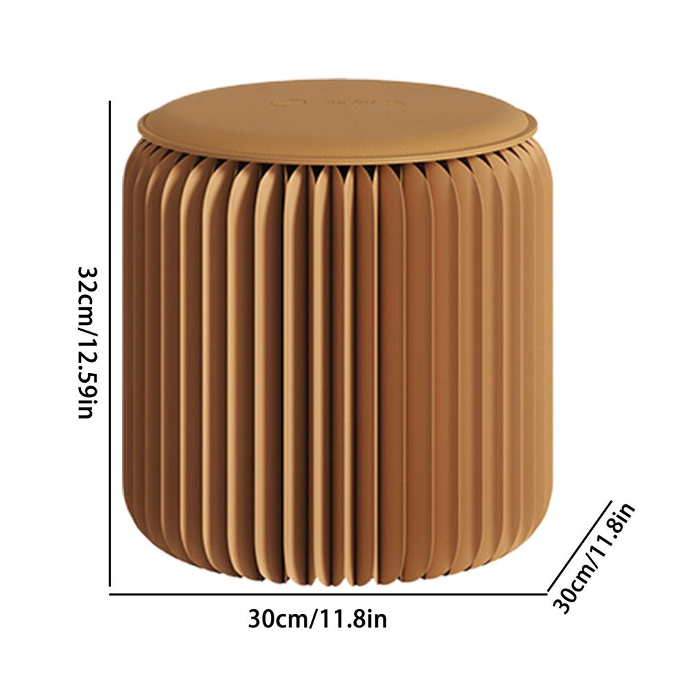 Paper Folding Stool Portable Heavy-Duty Waterproof