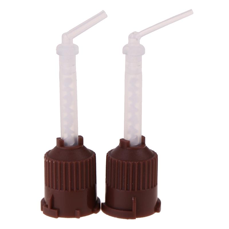 50 Pcs Dental Materials Impression Mixing Tips Silicone Rubber Mix Head