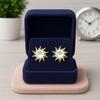 925 Sterling Silver Sun Stud Earring