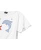 CPGN STUDIO Dolphin Pop Crop Short Sleeve Tee White