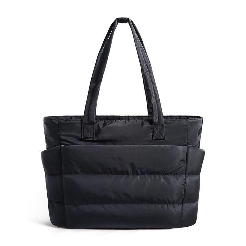 Travel Tote Bag With Multiple Compartments For Womens Daily Use чёрный
