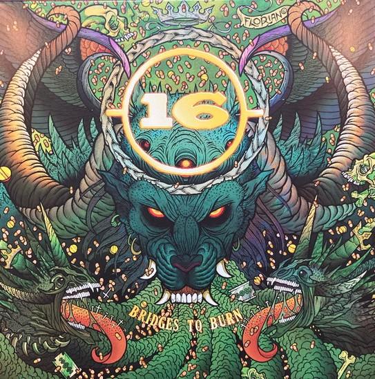 

LP Record 16 - Bridges To Burn (Green&orange Splat RR61271GREEN Relapse Records 2024 Europe Rock