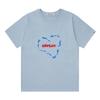 NOSCOULEURS Love Us T-Shirt Blue